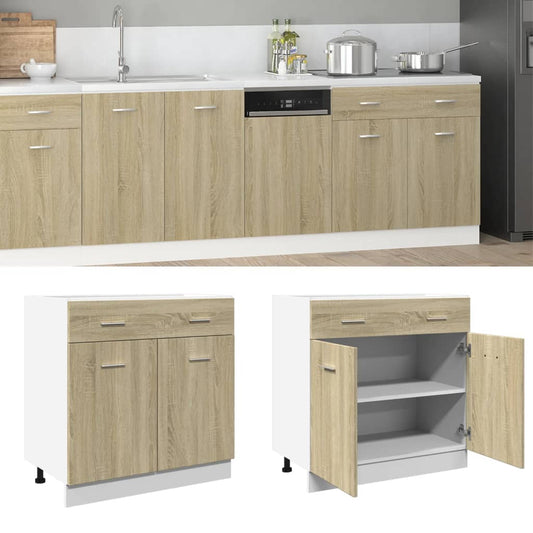Mobile Inferiore Cassetto “Lyon” Rovere Sonoma 80x46x81,5 | homemem39