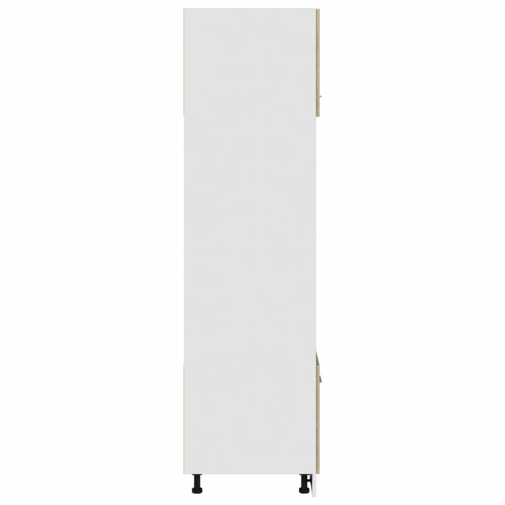 Mobile per Microonde “Lyon” Rovere Sonoma 60x57x207 cm