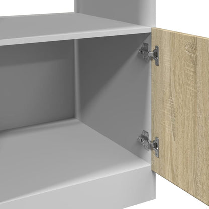 Mobile per Microonde “Lyon” Rovere Sonoma 60x57x207 cm