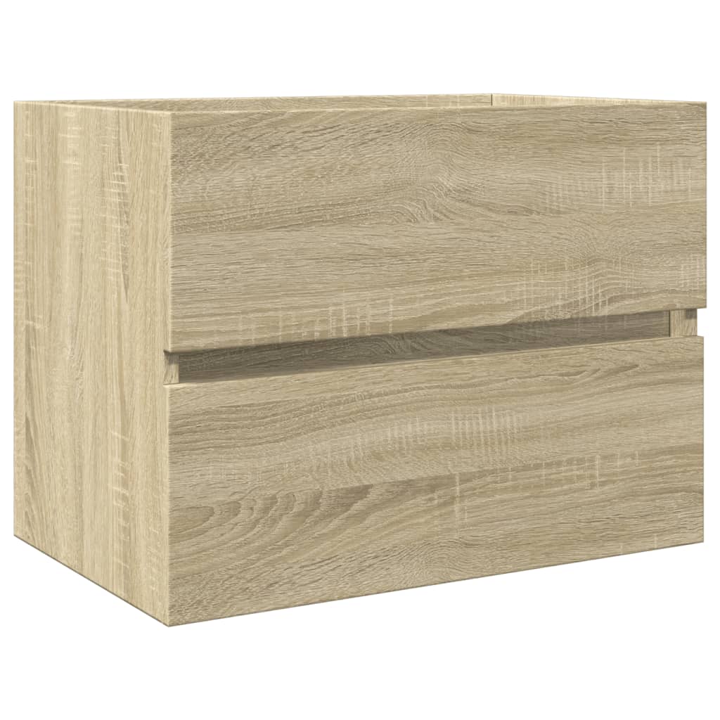 Mobile Lavabo Rovere Sonoma 60x38,5x45 cm in Legno Multistrato | homemem39