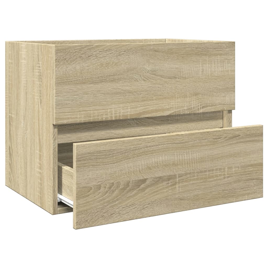 Mobile Lavabo Rovere Sonoma 60x38,5x45 cm in Legno Multistrato | homemem39