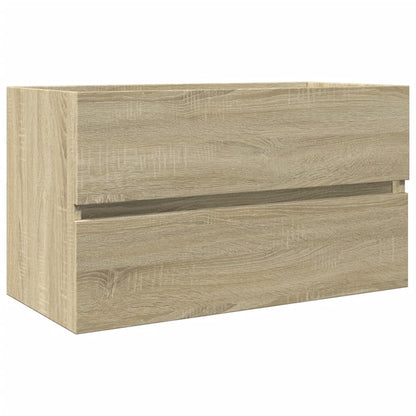 Mobile Lavabo Rovere Sonoma 80x38,5x45 cm in Legno Multistrato | homemem39