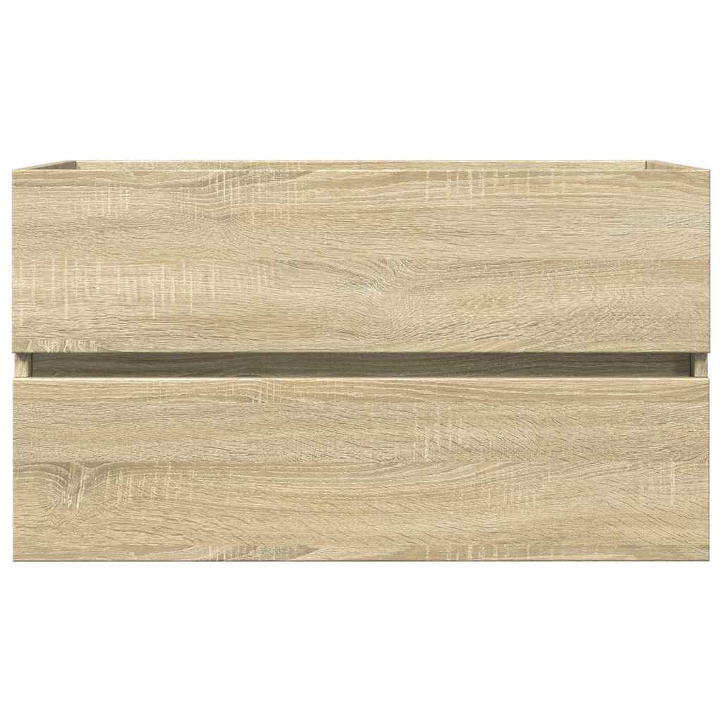 Mobile Lavabo Rovere Sonoma 80x38,5x45 cm in Legno Multistrato