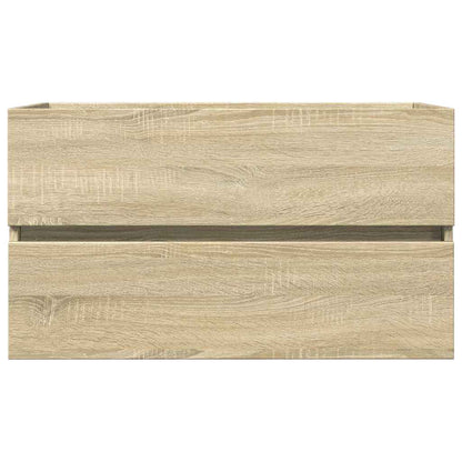 Mobile Lavabo Rovere Sonoma 80x38,5x45 cm in Legno Multistrato