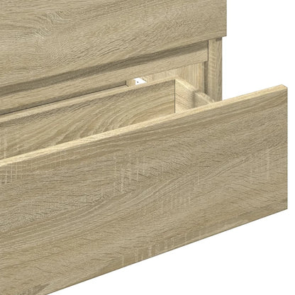Mobile Lavabo Rovere Sonoma 80x38,5x45 cm in Legno Multistrato | homemem39