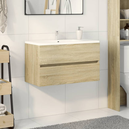 Mobile Lavabo Rovere Sonoma 80x38,5x45 cm in Legno Multistrato | homemem39