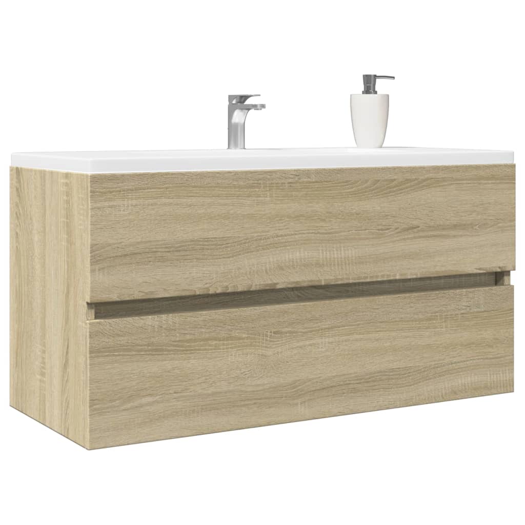 Mobile Lavabo Rovere Sonoma 90x38,5x45 cm in Legno Multistrato | homemem39