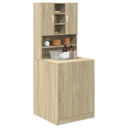 Mobile per Lavatrice Rovere Sonoma 70,5x24x90 cm