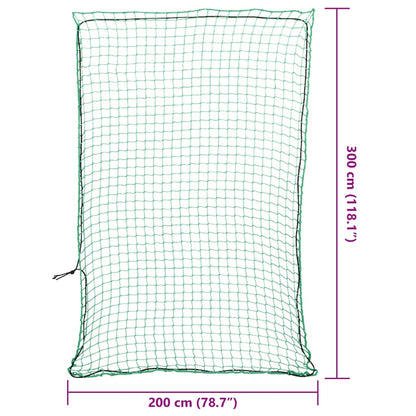 Rete per Rimorchio con Corda Elastica Verde 3x2 m in PP | homemem39