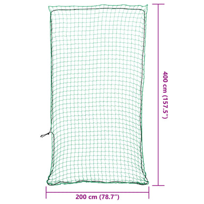 Rete per Rimorchio con Corda Elastica Verde 4x2 m in PP | homemem39