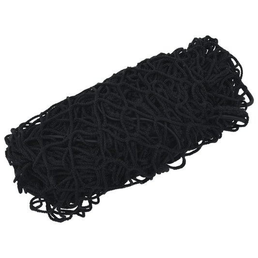 Rete per Rimorchio con Corda Elastica Nero 3,5x3 m in PP