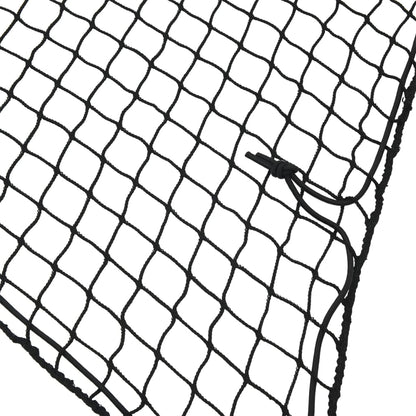 Rete per Rimorchio con Corda Elastica Nero 6x3,5 m in PP | homemem39