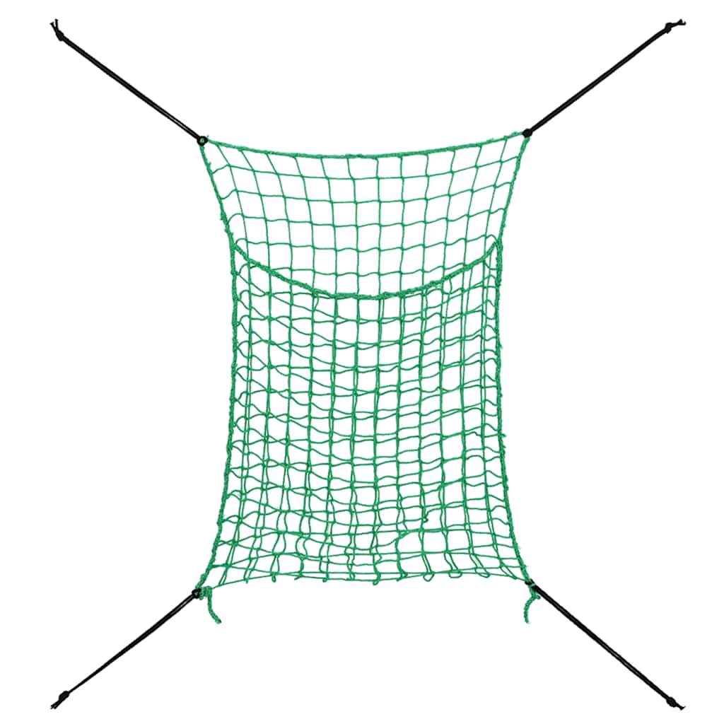 Reti da Fieno 2pz Rettangolari Verdi 90x60 cm in PP | homemem39