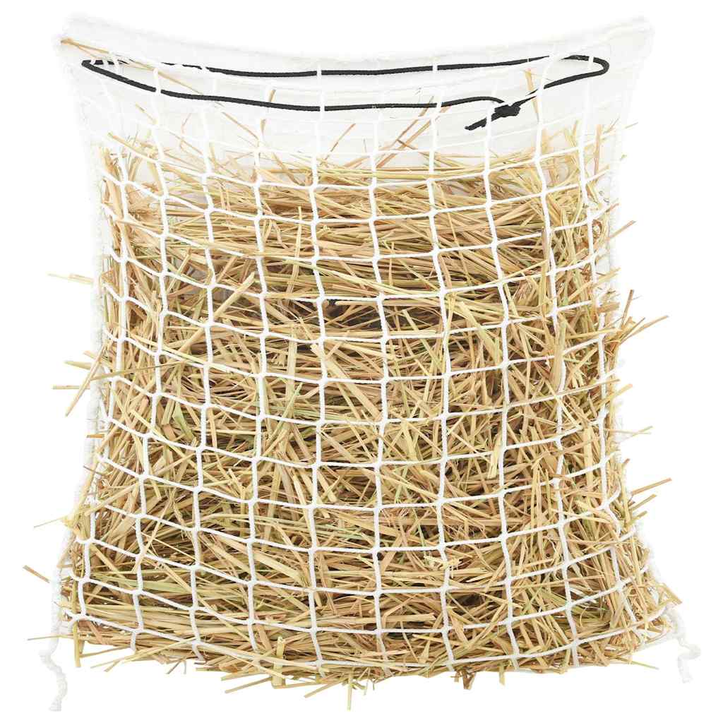 Reti da Fieno 2 pz Rotondi Bianchi 100x100 cm PP | homemem39