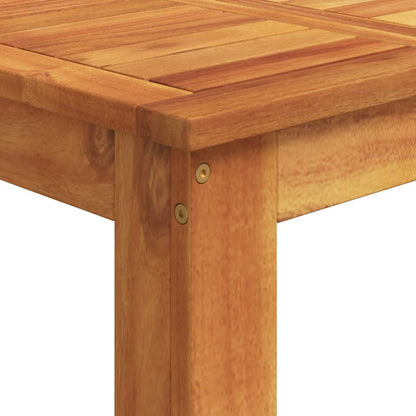 Set Bar da Giardino 3 pz Nero in Legno Acacia e Polyrattan | homemem39