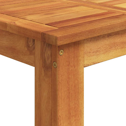 Set Bar Giardino 5pz Marrone Legno Massello Acacia e Polyrattan | homemem39
