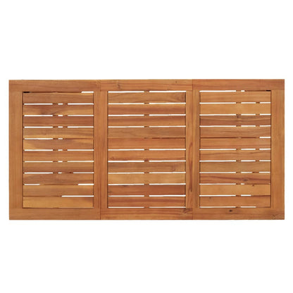 Set Bar Giardino 5pz Grigio Legno Massello Acacia e Polyrattan | homemem39