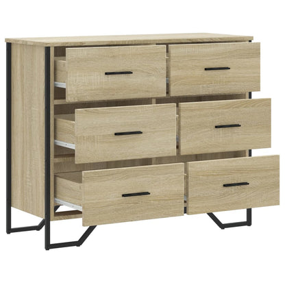 Cassettiera Rovere Sonoma 91x35,5x74,5 cm in Truciolato | homemem39