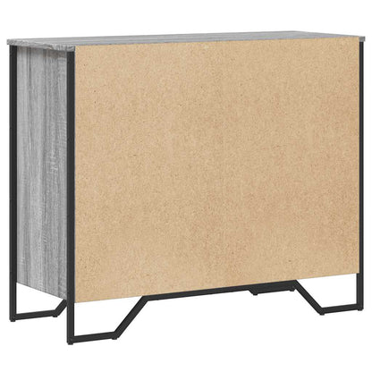 Cassettiera Grigio Sonoma 91x35,5x74,5 cm in Truciolato