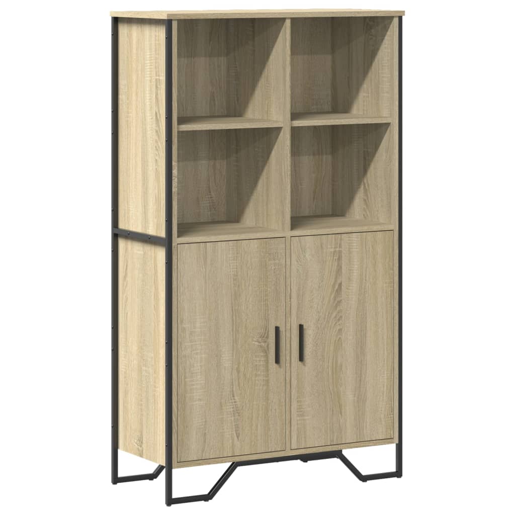 Credenza Rovere Sonoma 79,5x35,5x137,5 cm in Legno Multistrato - homemem39