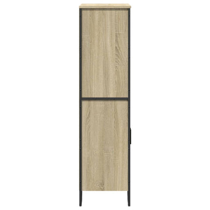 Credenza Rovere Sonoma 79,5x35,5x137,5 cm in Legno Multistrato - homemem39