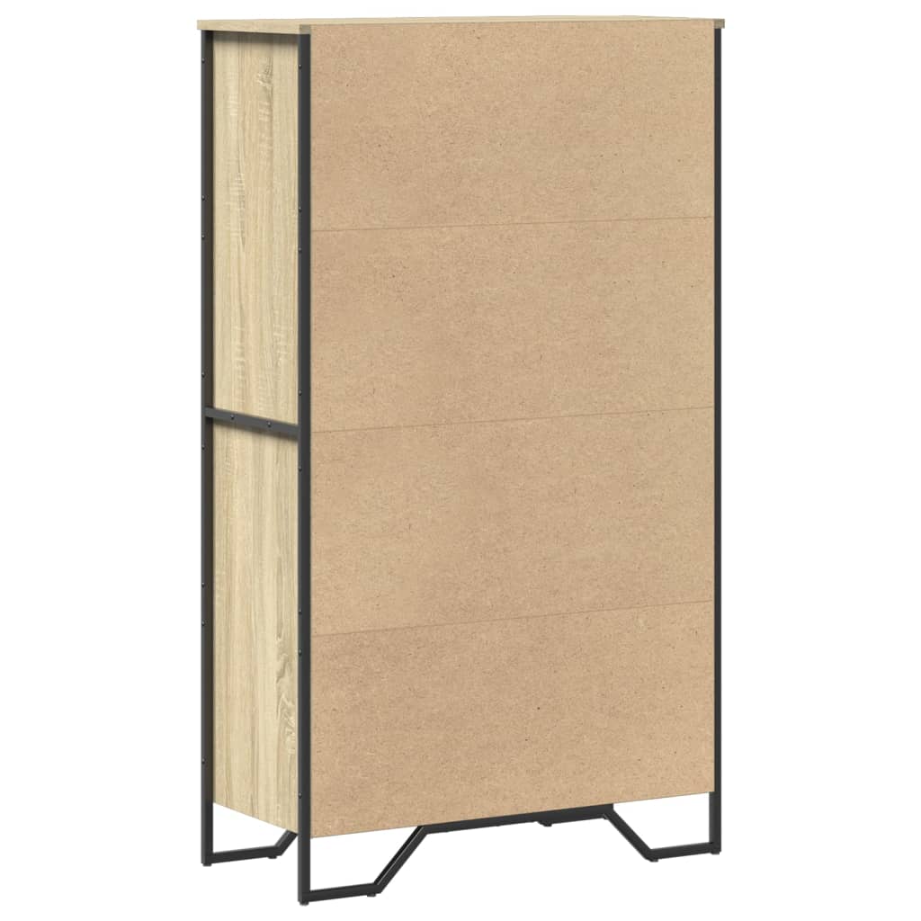 Credenza Rovere Sonoma 79,5x35,5x137,5 cm in Legno Multistrato - homemem39