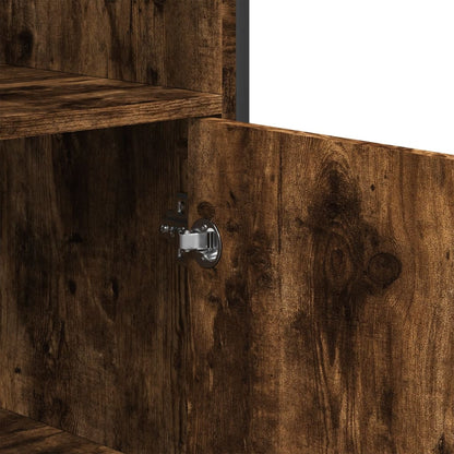 Credenza Rovere Fumo 79,5x35,5x137,5 cm in Legno Multistrato - homemem39
