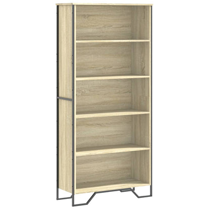 Libreria Rovere Sonoma 80x31x169 cm in Truciolato