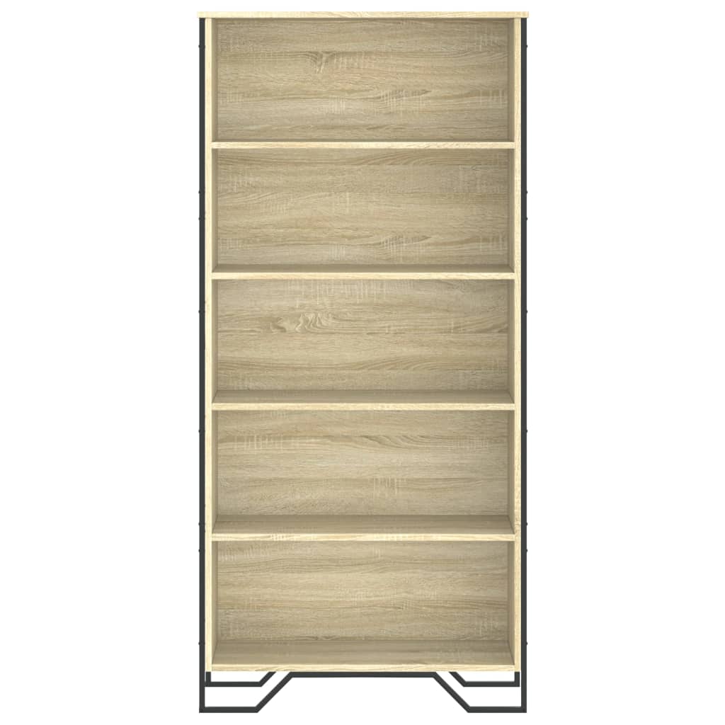 Libreria Rovere Sonoma 80x31x169 cm in Truciolato