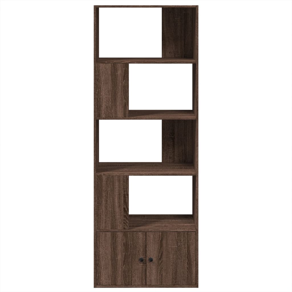 Libreria Rovere Marrone 70x36x189 cm in Legno Multistrato