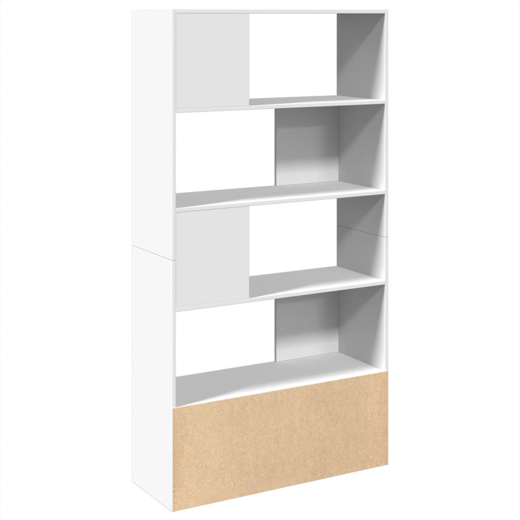 Libreria Bianca 100x36x189 cm in Legno Multistrato