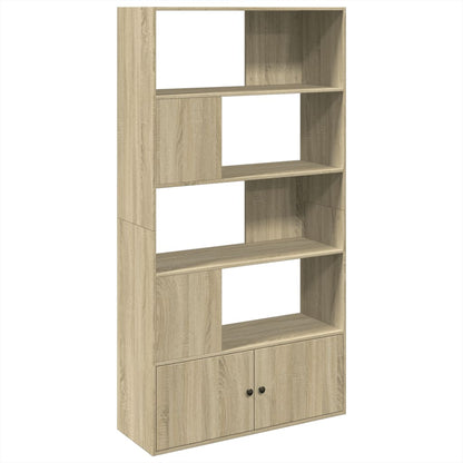 Libreria Rovere Sonoma 100x36x189 cm in Legno Multistrato