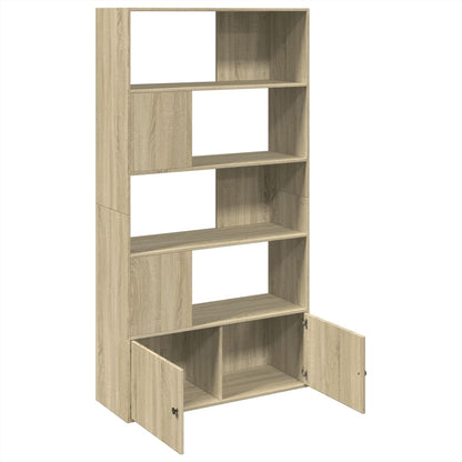 Libreria Rovere Sonoma 100x36x189 cm in Legno Multistrato