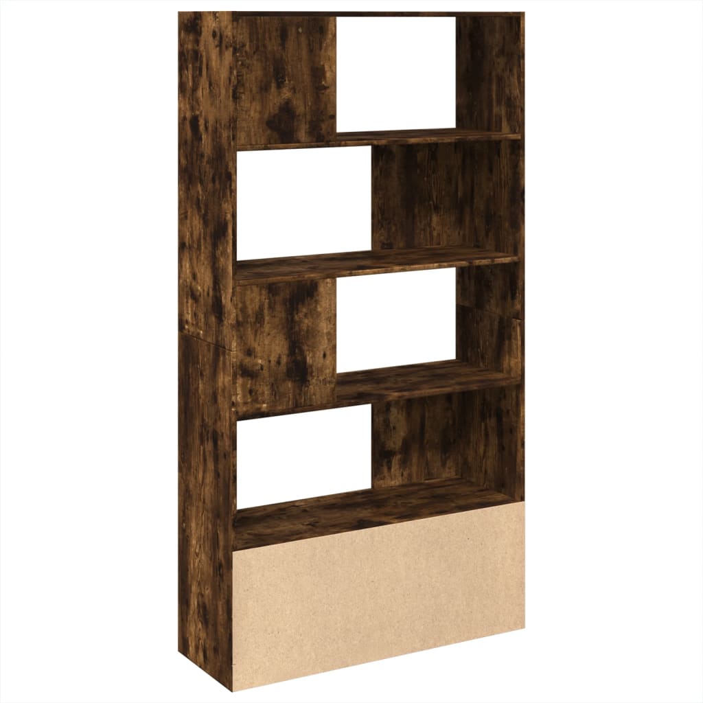 Libreria Rovere Fumo 100x36x189 cm in Legno Multistrato