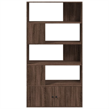 Libreria Rovere Marrone 100x36x189 cm in Legno Multistrato