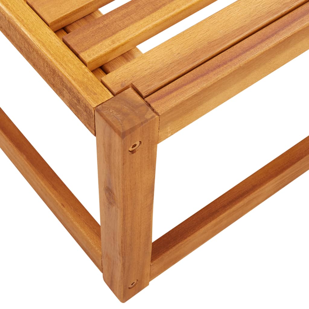 Set di divani da giardino 4 pezzi con cuscini in legno di acacia e corda | homemem39