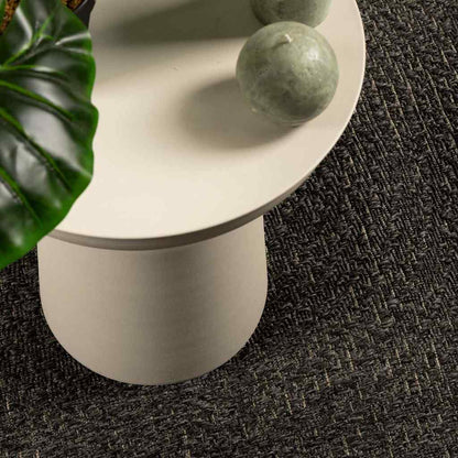 Tappeto ZIZUR Antracite 120x170 cm Aspetto Iuta Interni Esterni | homemem39