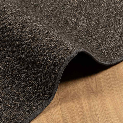 Tappeto ZIZUR Antracite 120x170 cm Aspetto Iuta Interni Esterni | homemem39