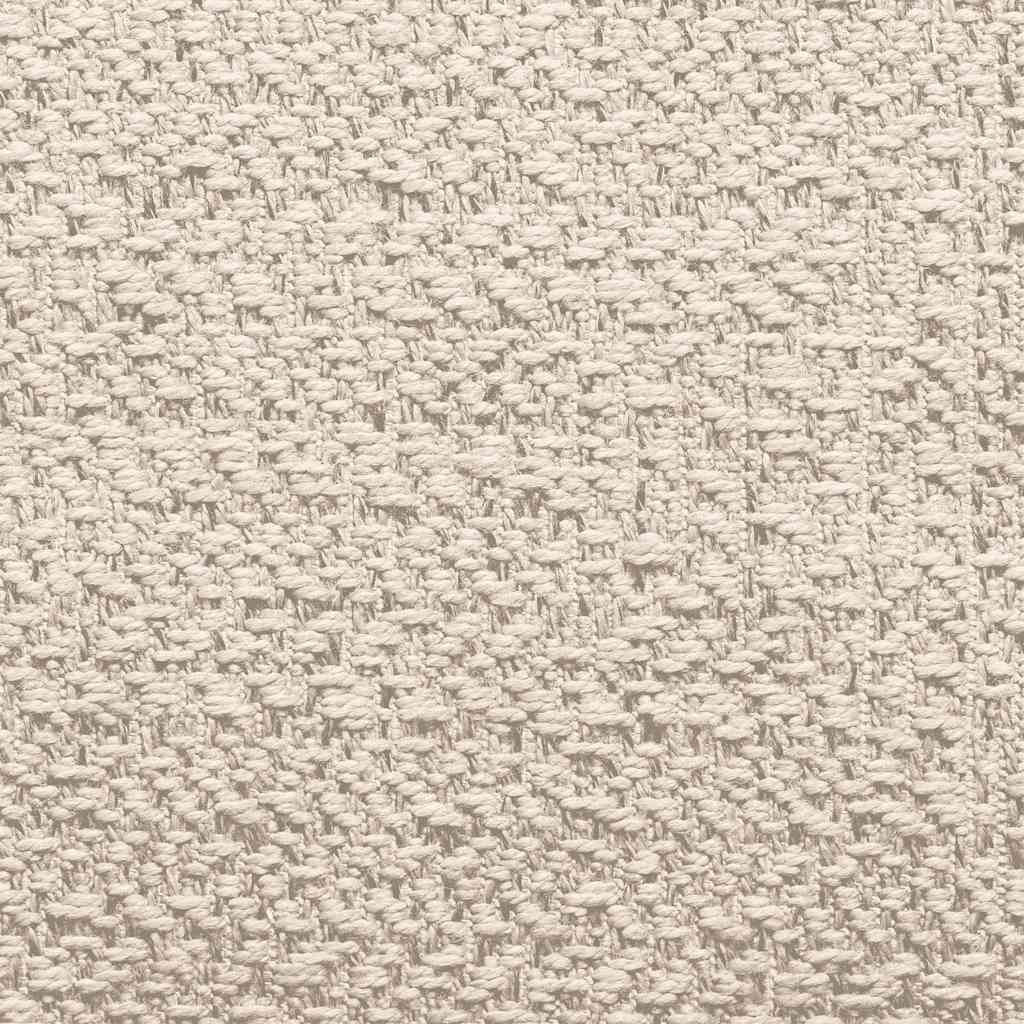 Tappeto ZIZUR Crema 120x120 cm Aspetto Iuta Interni ed Esterni