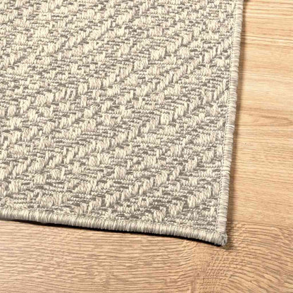 Tappeto ZIZUR Crema 200x290 cm Aspetto Iuta Interni ed Esterni