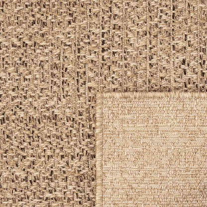 Tappeto ZIZUR Beige 60x110 cm Aspetto Iuta Interni ed Esterni