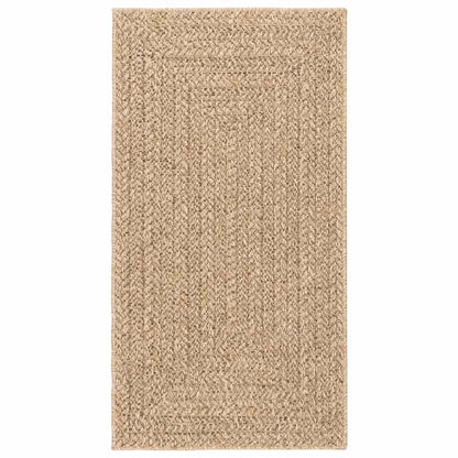 Tappeto ZIZUR Beige 80x150 cm Aspetto Iuta Interni ed Esterni