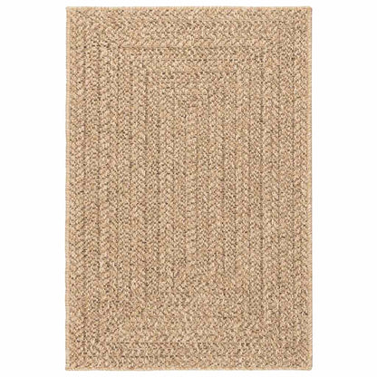 Tappeto ZIZUR Beige 100x200 cm Aspetto Iuta Interni ed Esterni