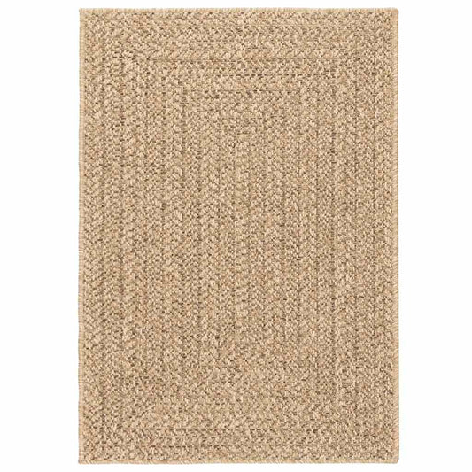 Tappeto ZIZUR Beige 120x170 cm Aspetto Iuta Interni ed Esterni