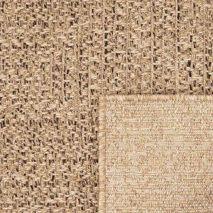 Tappeto ZIZUR Beige 200x290 cm Aspetto Iuta Interni ed Esterni