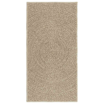 Tappeto ZIZUR Beige 60x110 cm Aspetto Iuta Interni ed Esterni