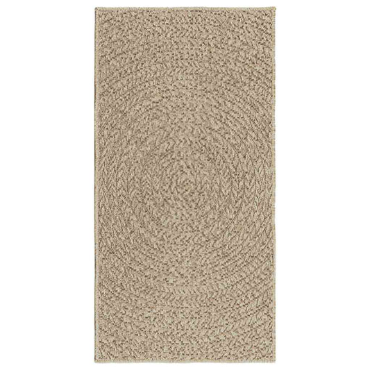Tappeto ZIZUR Beige 60x110 cm Aspetto Iuta Interni ed Esterni