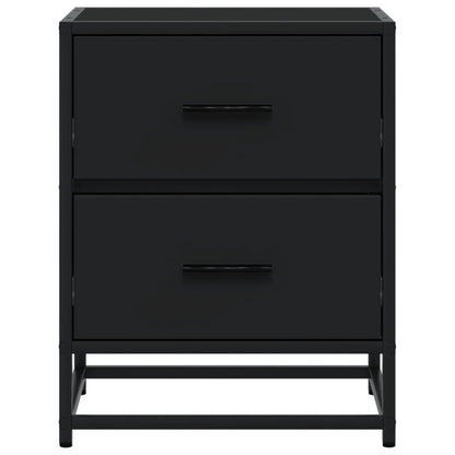 Comodini 2 pz Neri 40x31x50 in Truciolato - homemem39