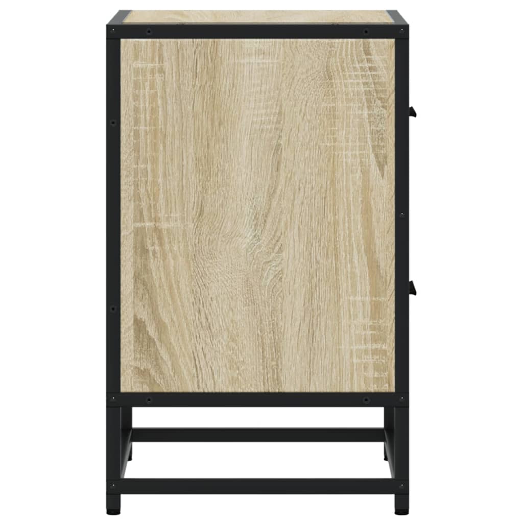 Comodino Rovere Sonoma 40x31x50 cm in Truciolato - homemem39