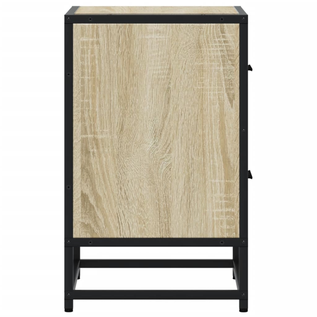 Comodini 2pz Rovere Sonoma 40x31x50 cm in Truciolato - homemem39